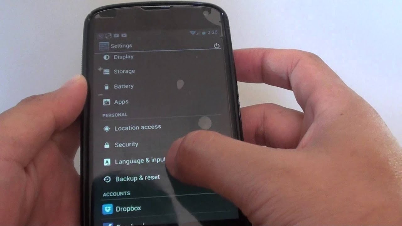 Google Nexus 4: How to Enable/Disable Keyboard Auto Correction