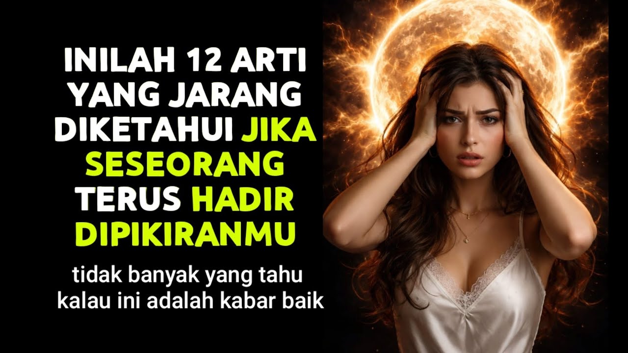 Jika Dia Terus Hadir di Pikiranmu dan Kamu Sulit Melupakannya, Ini Artinya!