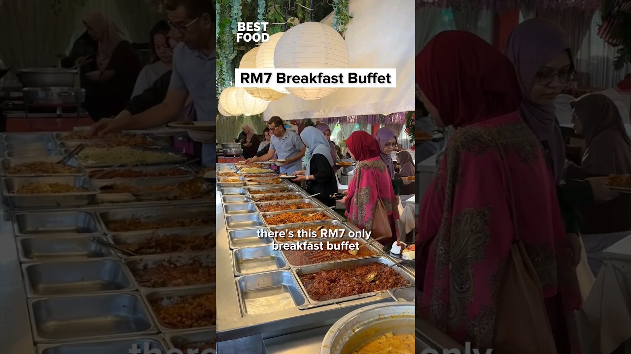 Breakfast buffet for RM7 only! 📍Mr Boom Naan Corner Restaurant, Taman Lembah Keramat