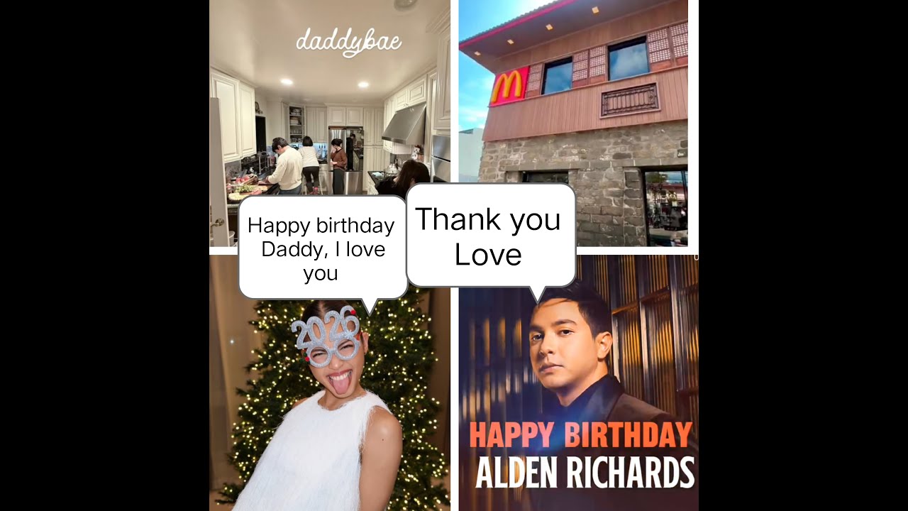 Maine,Alden, Happy 34th Birthday RJ, Celeb. in the US. Green and Yellow sa Pagpasok pa lang ng 2026