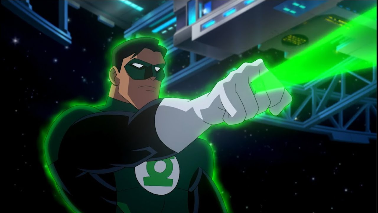 Green Lantern (Hal Jordan) Powers and Fight Scenes - Justice League: Crisis On Two Earths