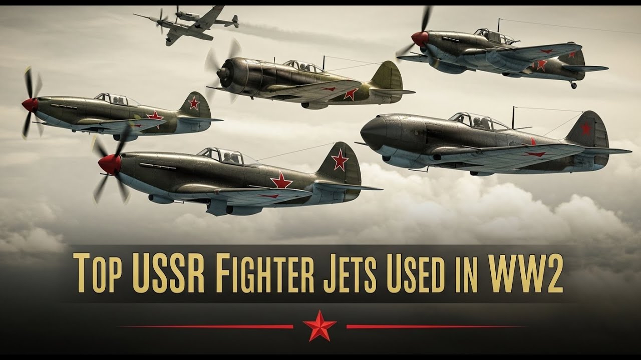 Top USSR Fighter Jets Used in WW2