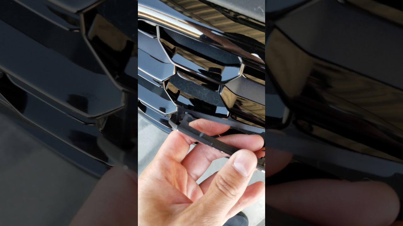 2019 Audi RS5 badge removal.