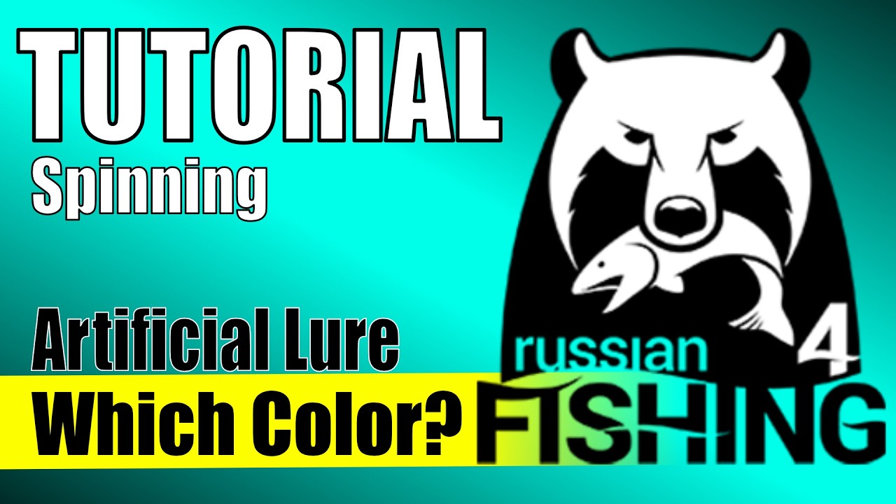 RF4 Artificial Lure Colors – Tutorial Spinning – Which Color for Spoons Spinners and Wobblers
