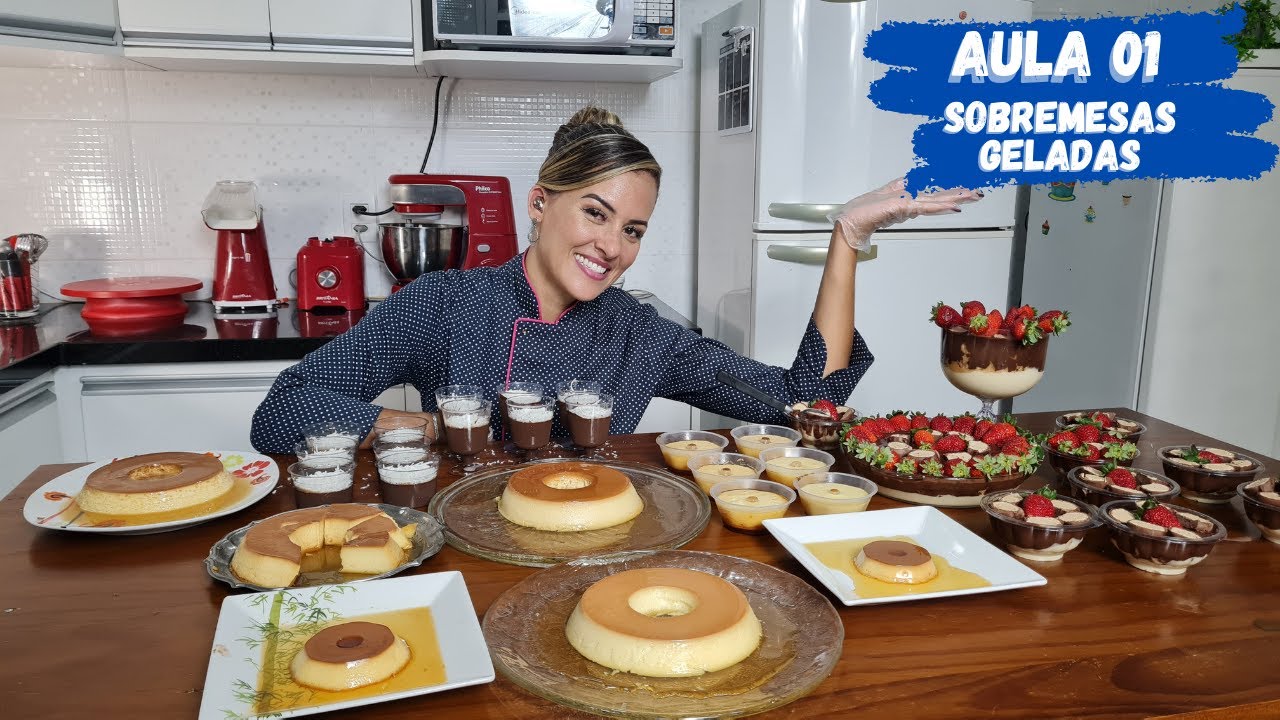 AULA 01 CURSO GRATUITO DE SOBREMESAS
