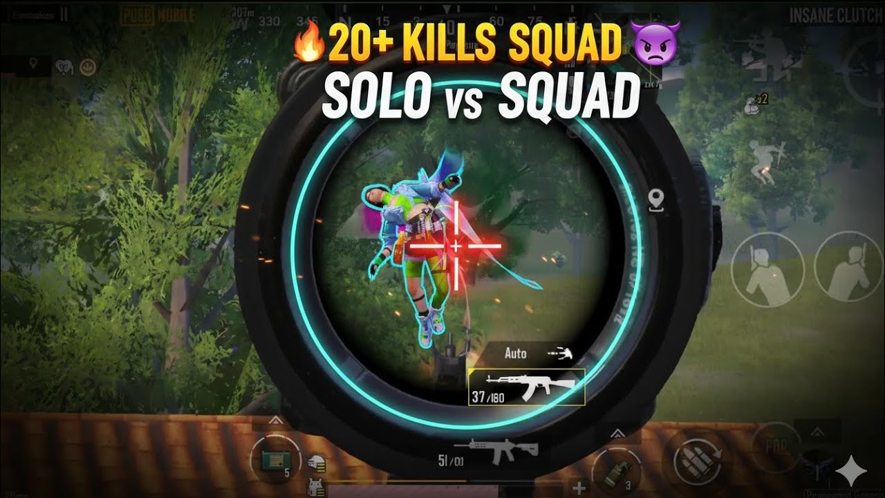 Full Squad Hunted Me… BIG MISTAKE 😤‎#pubgmobile‎#solovssquad‎#20kills‎#pubgclutch