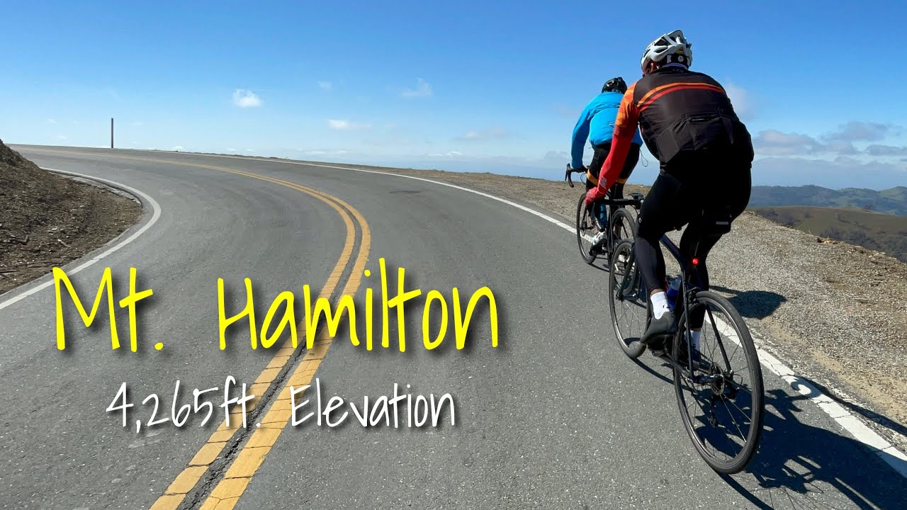 Mt. Hamilton bike ride