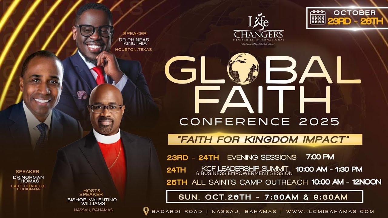 Global Faith Conference | Thursday, October 23rd, 2025 | 7pm