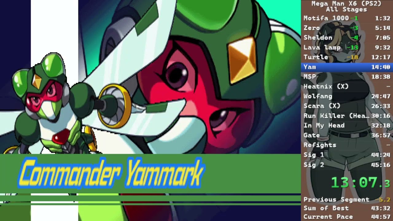 Mega Man X6 All Stages in 21:35 IGT (PS2)