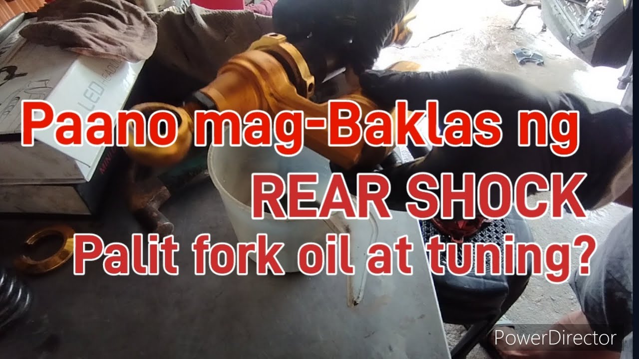 Paano mag-Baklas ng REAR SHOCK,, palit ng oil seal at tuning?