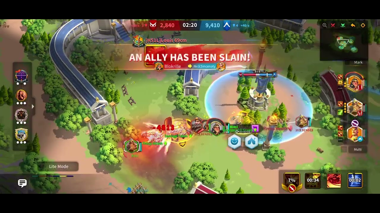 Rise of Kingdoms - Champions of Olympia Ranked mode gameplay Part 2