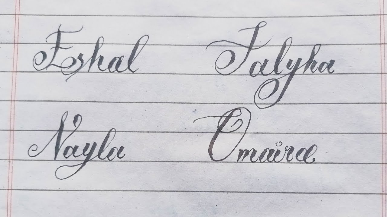 Names in calligraphy||#calligraphy 