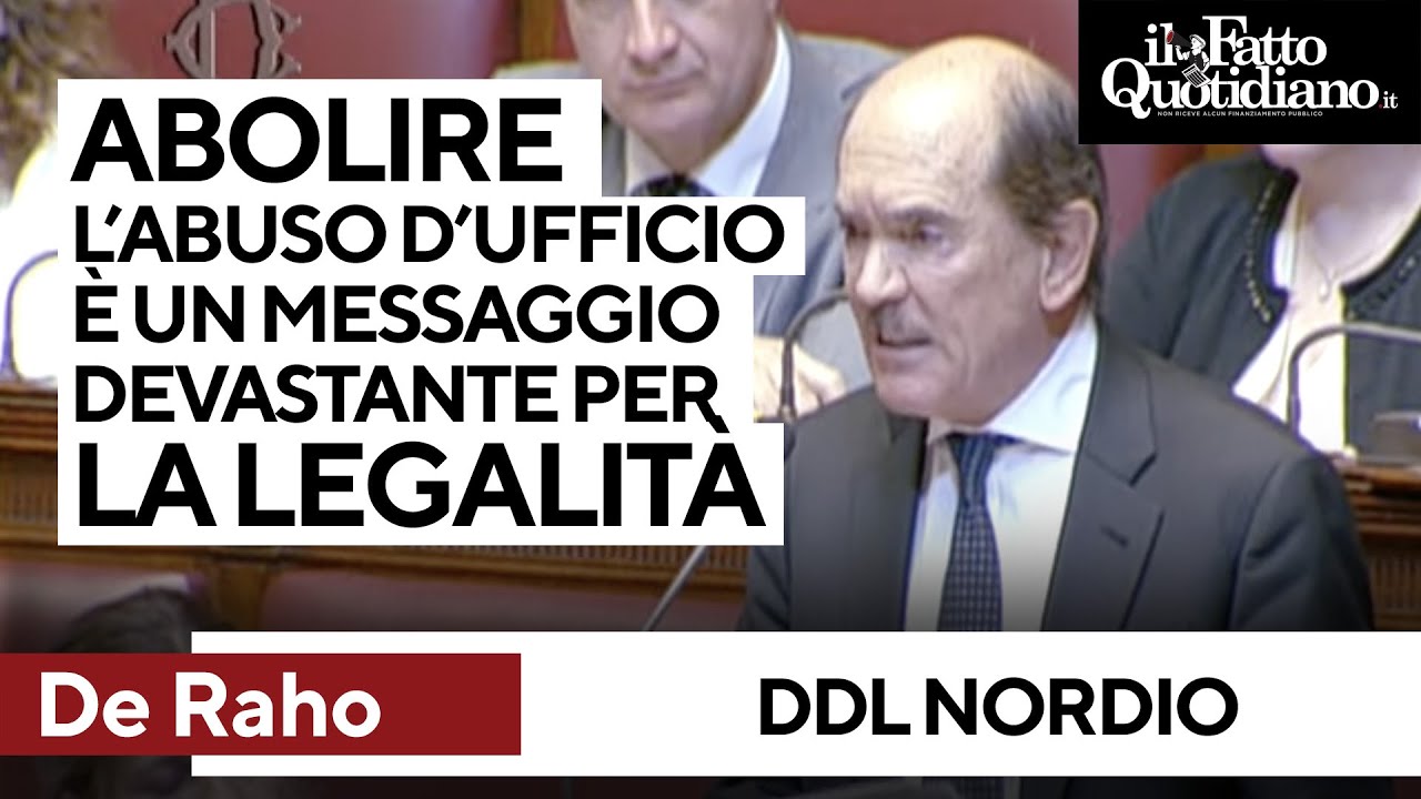 De Raho contro il ddl Nordio: 