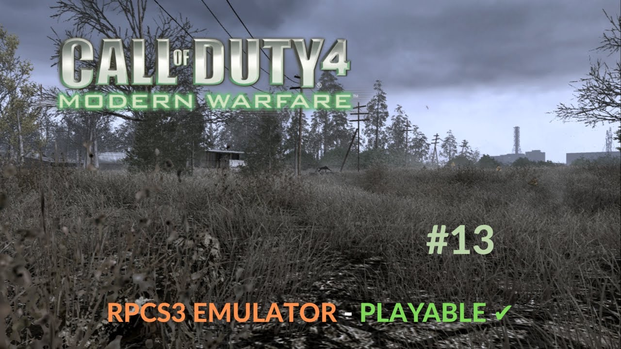 Call of Duty 4  Modern Warfare - RPCS3 Emulator (Playable ✔️) -  All Ghillied Up #13