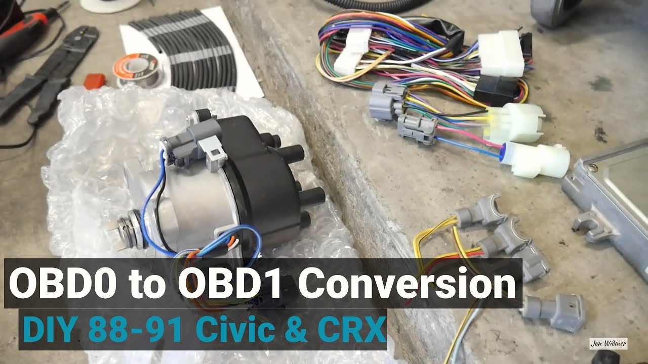 How To Convert to OBD1 for any OBD0 Civic/CRX/Integra