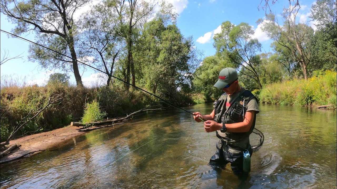 Pstrągi i lipienie na muchę i nimfę/ wędkarstwo muchowe / fly fishing