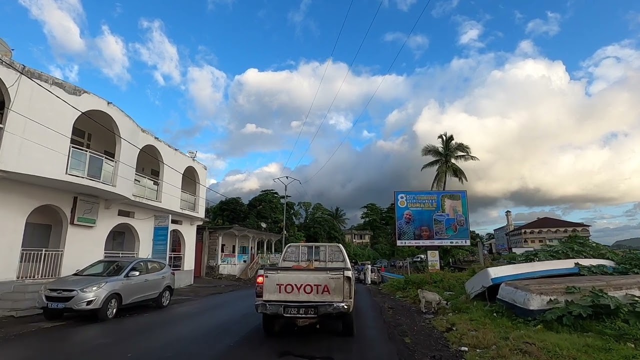 Comores Grande Comore Moroni, Embouteillages Gopro / The Comoros (Ngazidja) Moroni Traffic jam