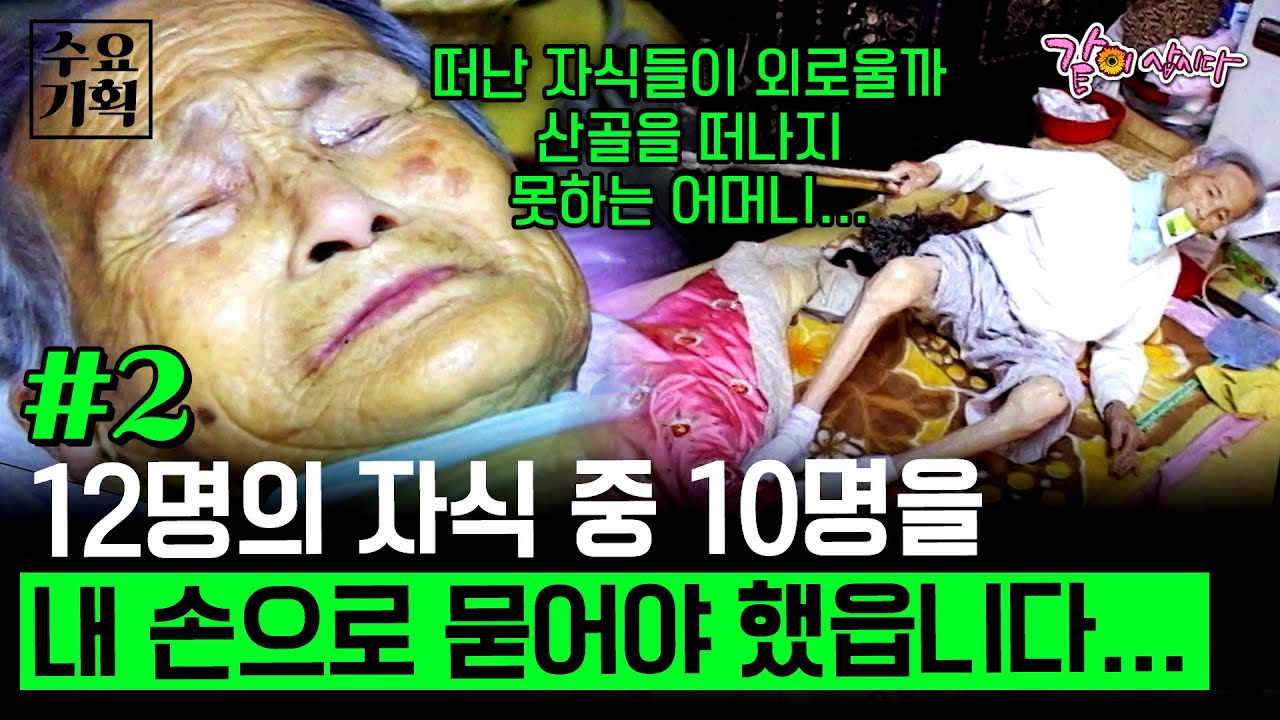[어머님 전상서2] 16살에 시집 와 89살이 되었습니다.. 73년의 세월에서 12명의 자식 중 10명을 내 손으로 묻어야 했던 어머니의 슬픔..ㅣ수요기획ㅣKBS 05.06.22