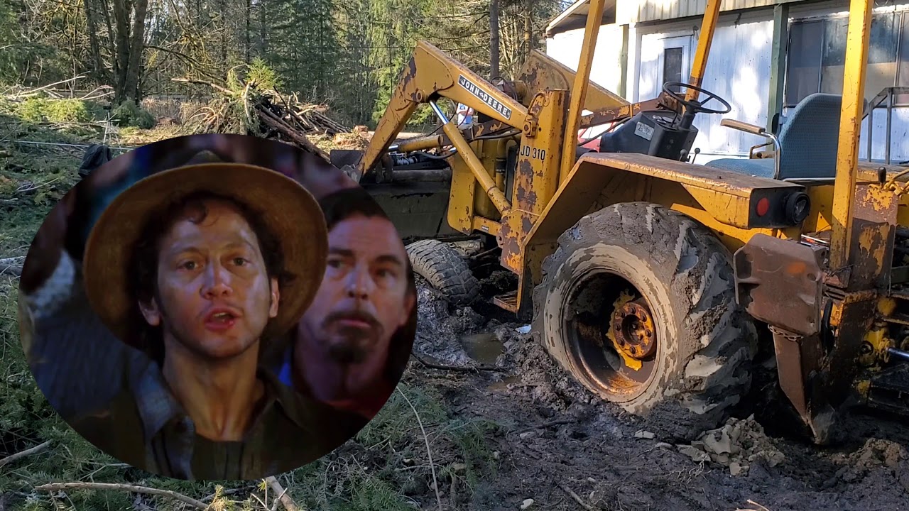 BADLAND 12,000 lb WINCH STRESS TEST/ REVIEW ON STUCK IN THE MUD JOHN DEERE TRACTOR