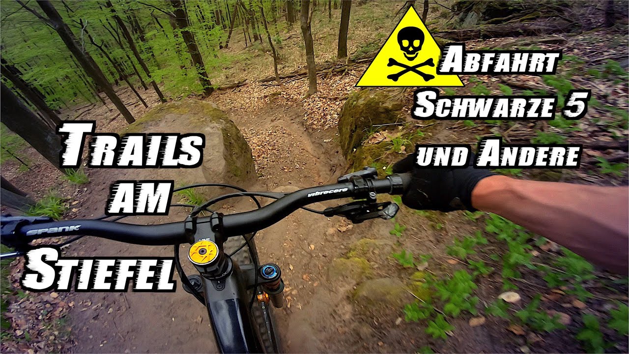 Mountainbiken im Saarland | Trails am Stiefel | Totenkopf Abfahrt, Schwarze Fünf und Andere