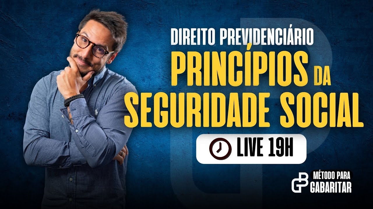 INSS - PRINC&Iacute;PIOS DA SEGURIDADE SOCIAL