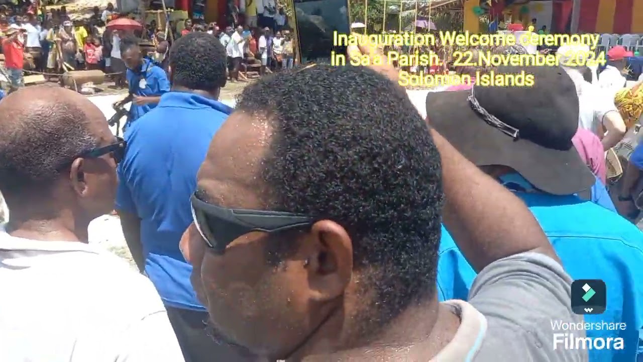WELCOME CEREMONY FOR THE INAUGURATION OF SOUTHERN MALAITA AND SIKAIANA DIOCESE 2024.