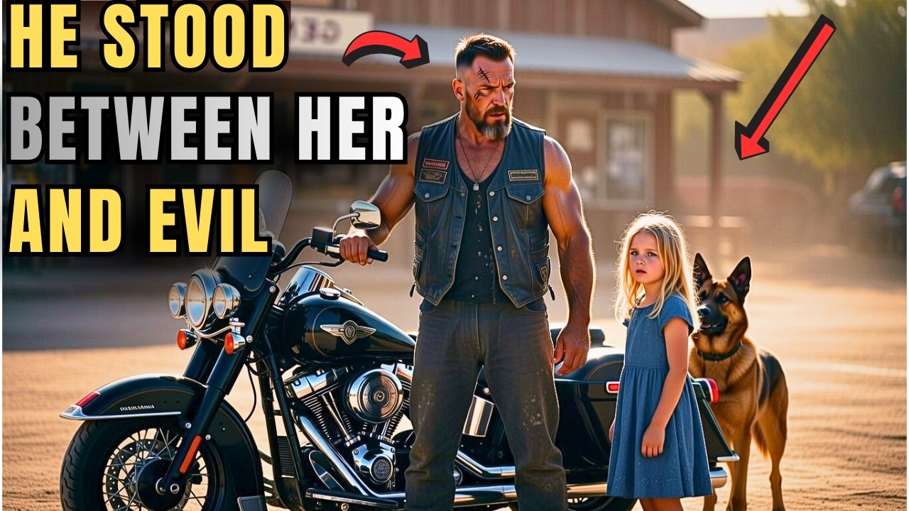 She Hid Behind His Harley—The Predator Walked Right Past Her