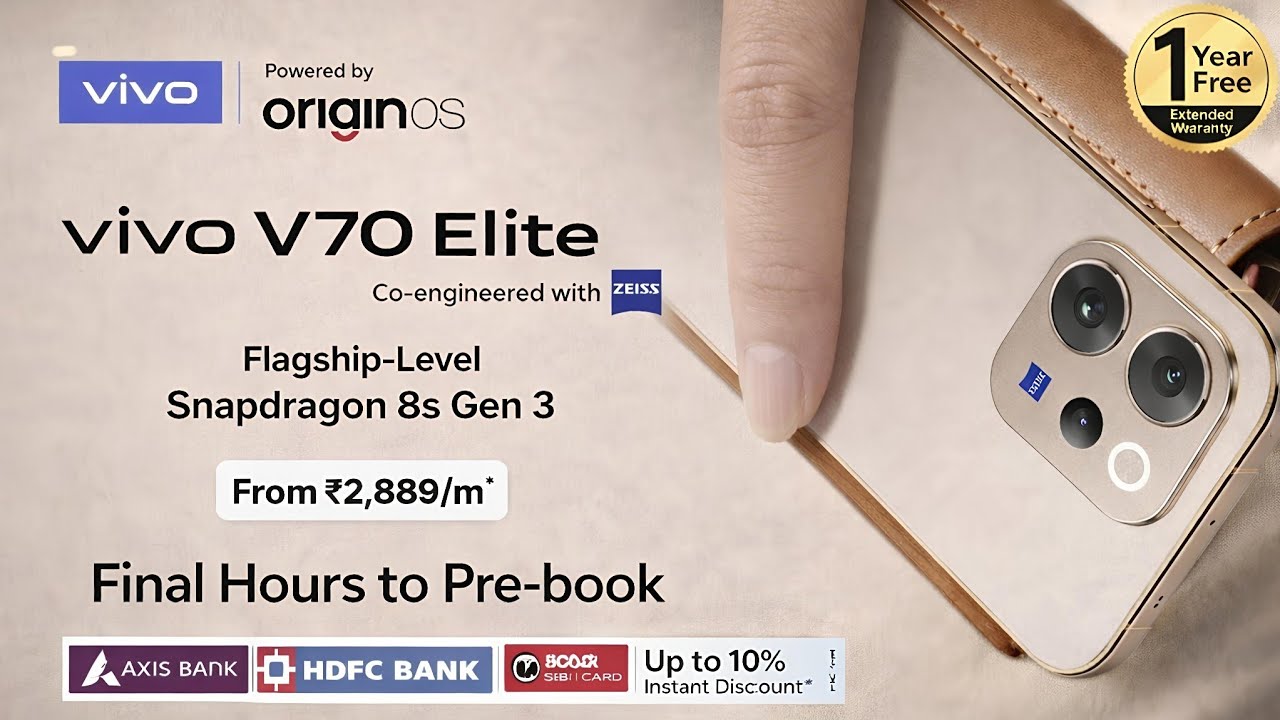 vivo V70 Elite 5G Full Review 2026 | Snapdragon 8s Gen 3 | 50MP Triple Camera | 6500mAh Battery
