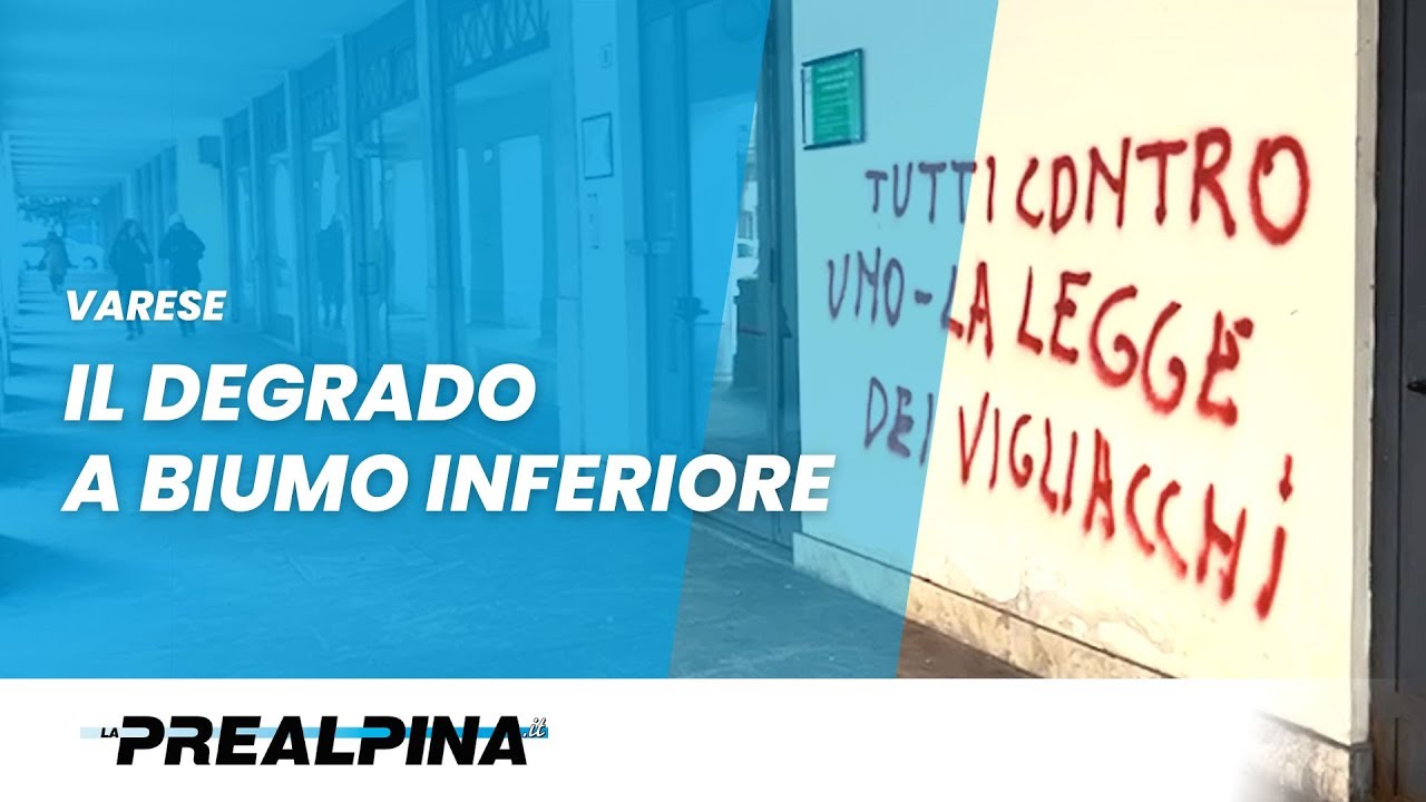 Varese | Il degrado a Biumo Inferiore