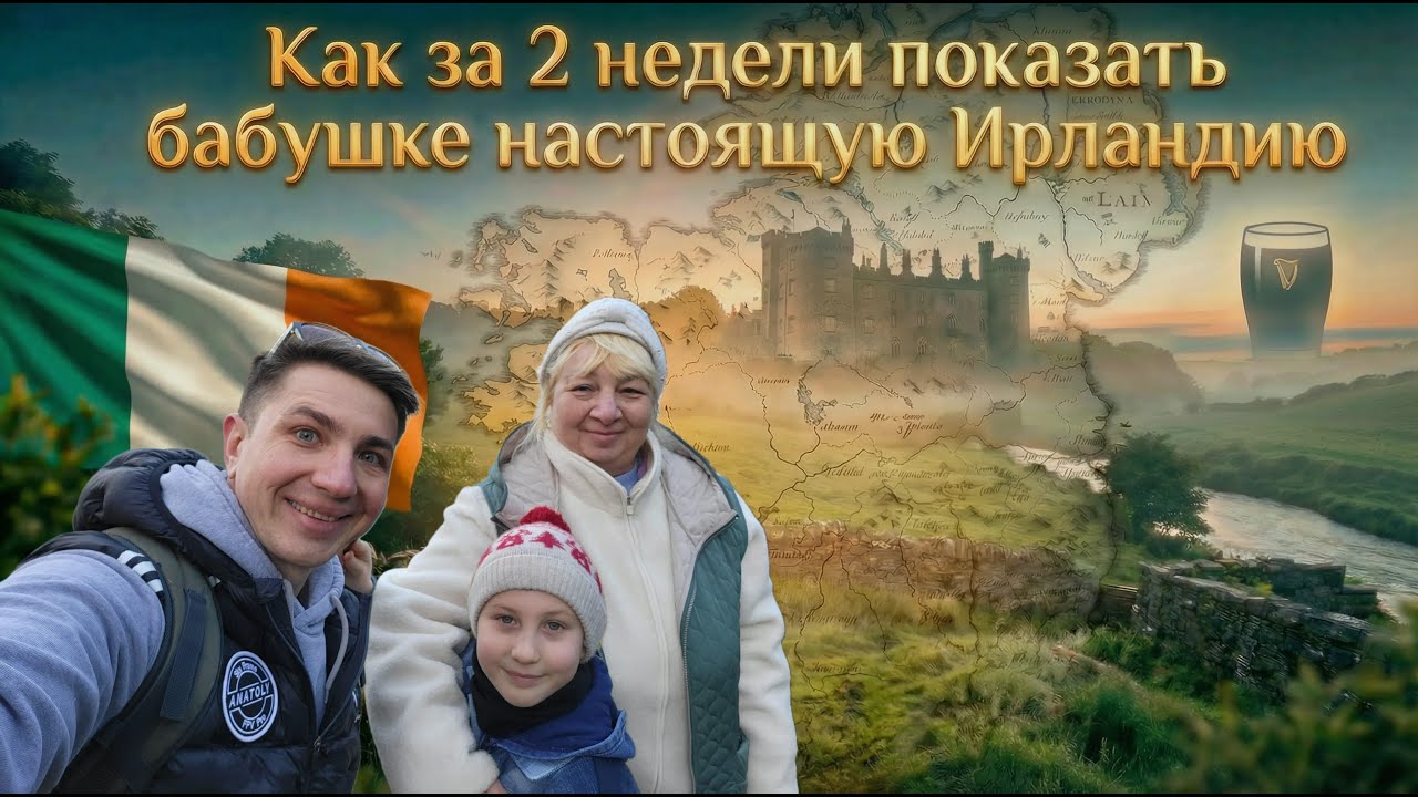 Грандиозное путешествие бабушки в Ирландии 2 🇮🇪 путешествие, замки, леса и эмоции 🔥