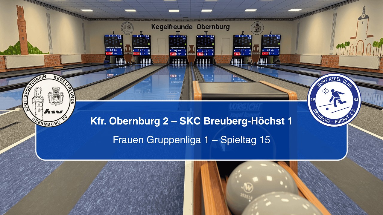 Kegelfreunde Obernburg 2 - SKC Breuberg-Höchst 1 || Frauen Gruppenliga 1