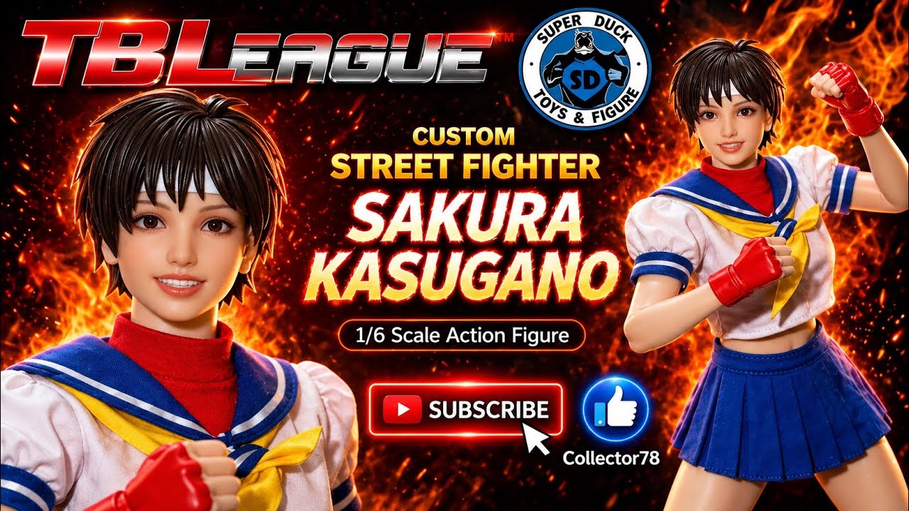 TBLEAGUE SAKURA Street Fighter 1/6 Scale Action Figure Review