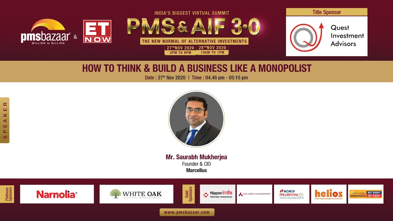 Mr.Saurabh Mukherjea - Marcellus, Talks on 