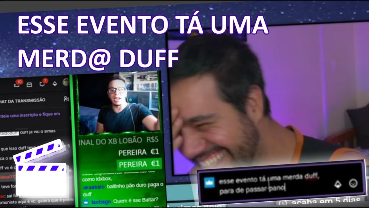 Duff amarela para Baltar | cortes das lives