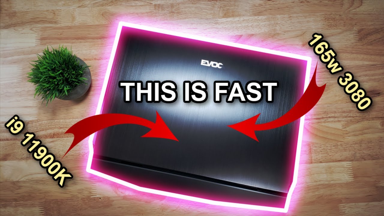 THIS IS FAST ! Clevo x170KM-G / EVOC x1702 Review - 165w 3080!
