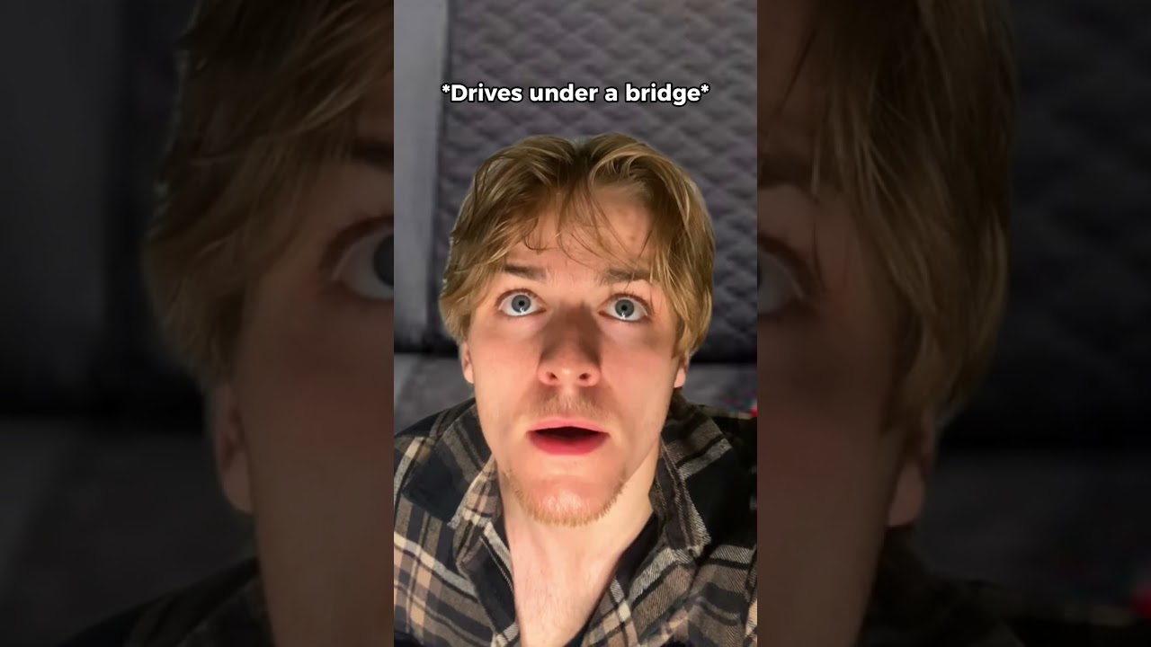When you drive under a bridge while it&rsquo;s raining 💀🌧️