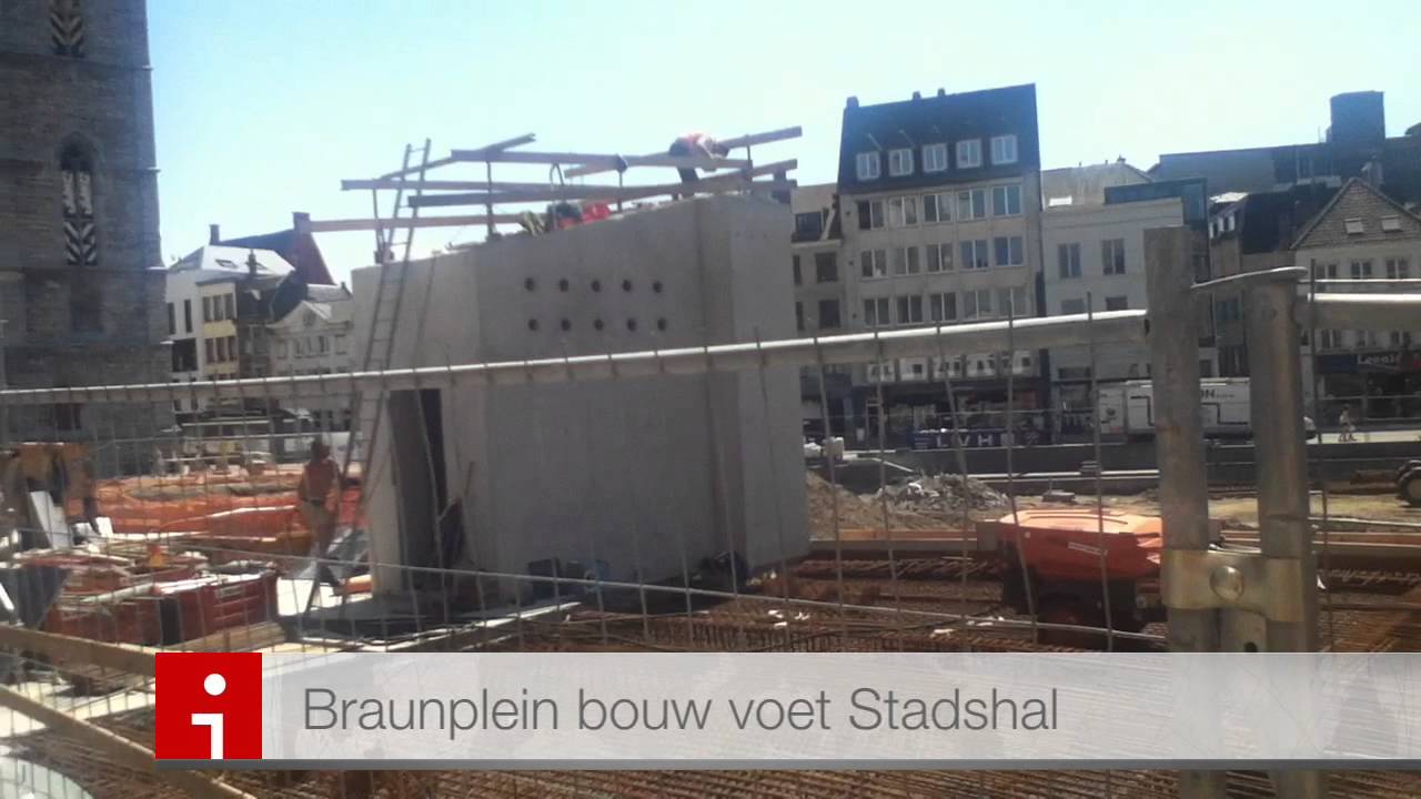 Gent Bouwwerven Centrum Juni 2011