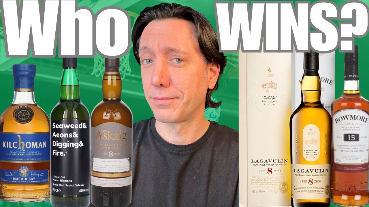 Дегустационный сет вслепую: Bowmore 15, Lagavulin 8, Kilchoman Machir Bay, Port Askaig 8 и 18 Yea...