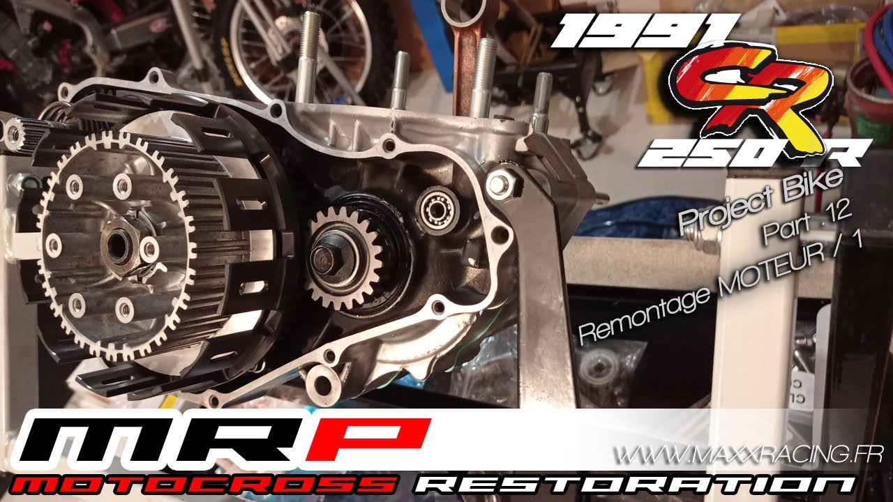 1991 Honda CR250R Project Bike restauration Part 12 // Remontage du moteur partie 1