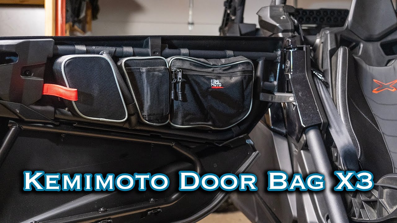 Kemimoto Door Bag Install 2022 CanAm Maverick X3 Max