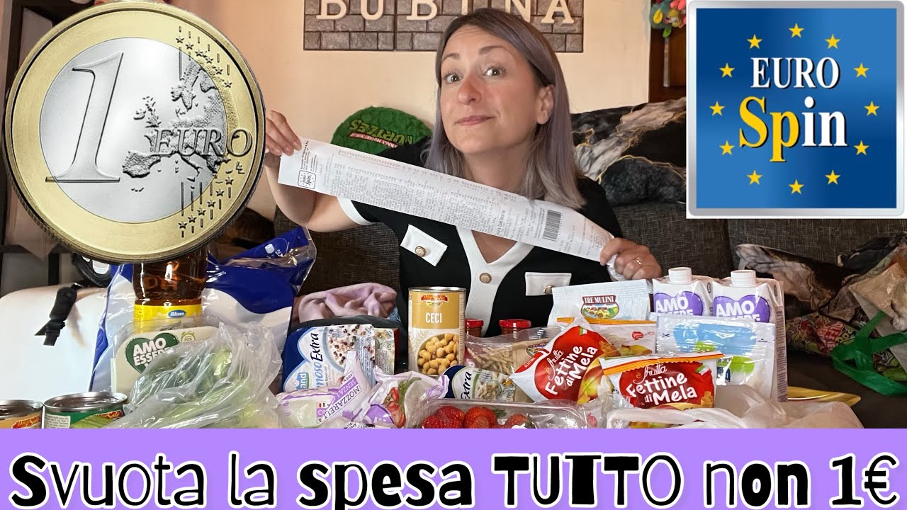 SVUOTA LA SPESA Tutto non 1€ EUROSPIN Una spesa SANA
