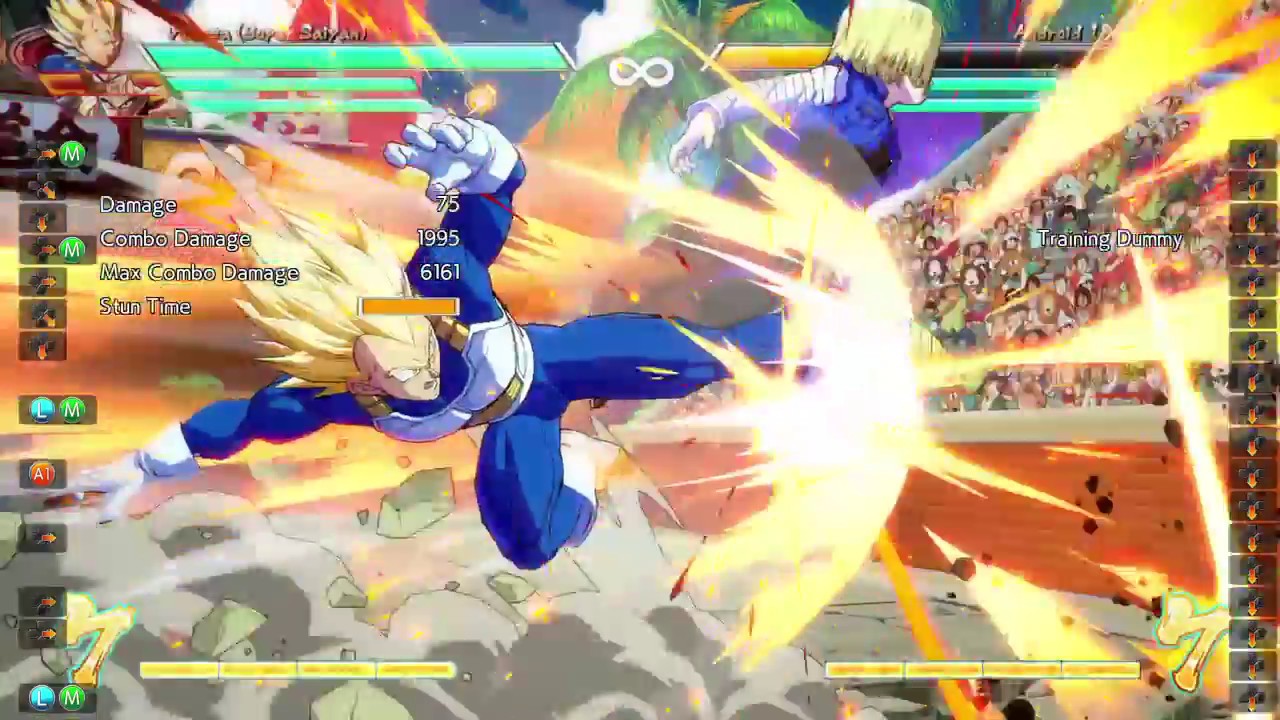 DBFZ - Special cancel Dragon rush (only works when you combo into it)