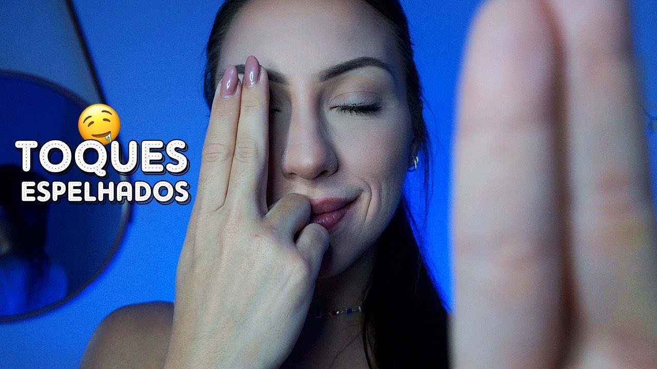 ASMR GATILHOS VISUAIS extremamente satisfatórios (TOQUES ESPELHADOS)