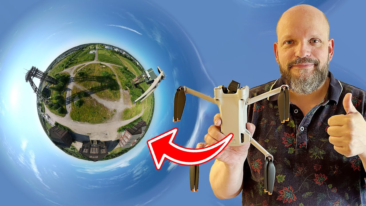 DJI Mini 3 (Pro) 360&deg; Grad Kugel Panorama Fotografie Sph&auml;re Anleitung und bearbeiten