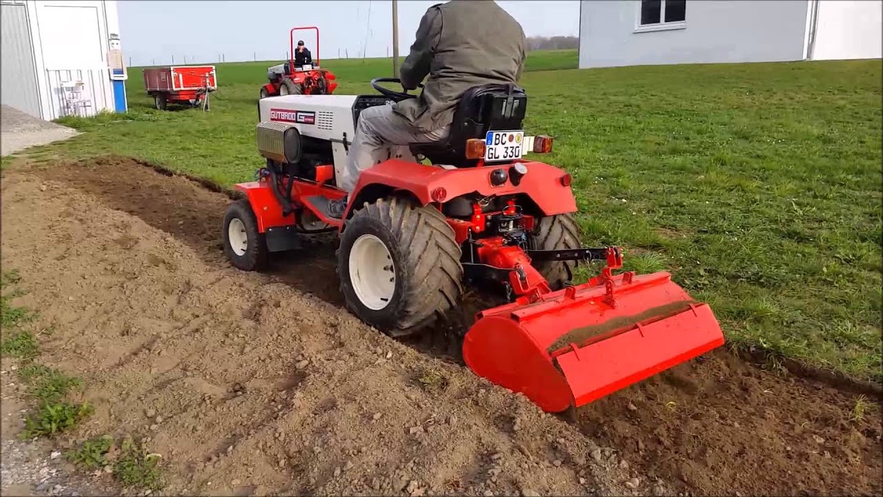 Gutbrod 2600 DAS und 2600 DS bei der Gartenarbeit