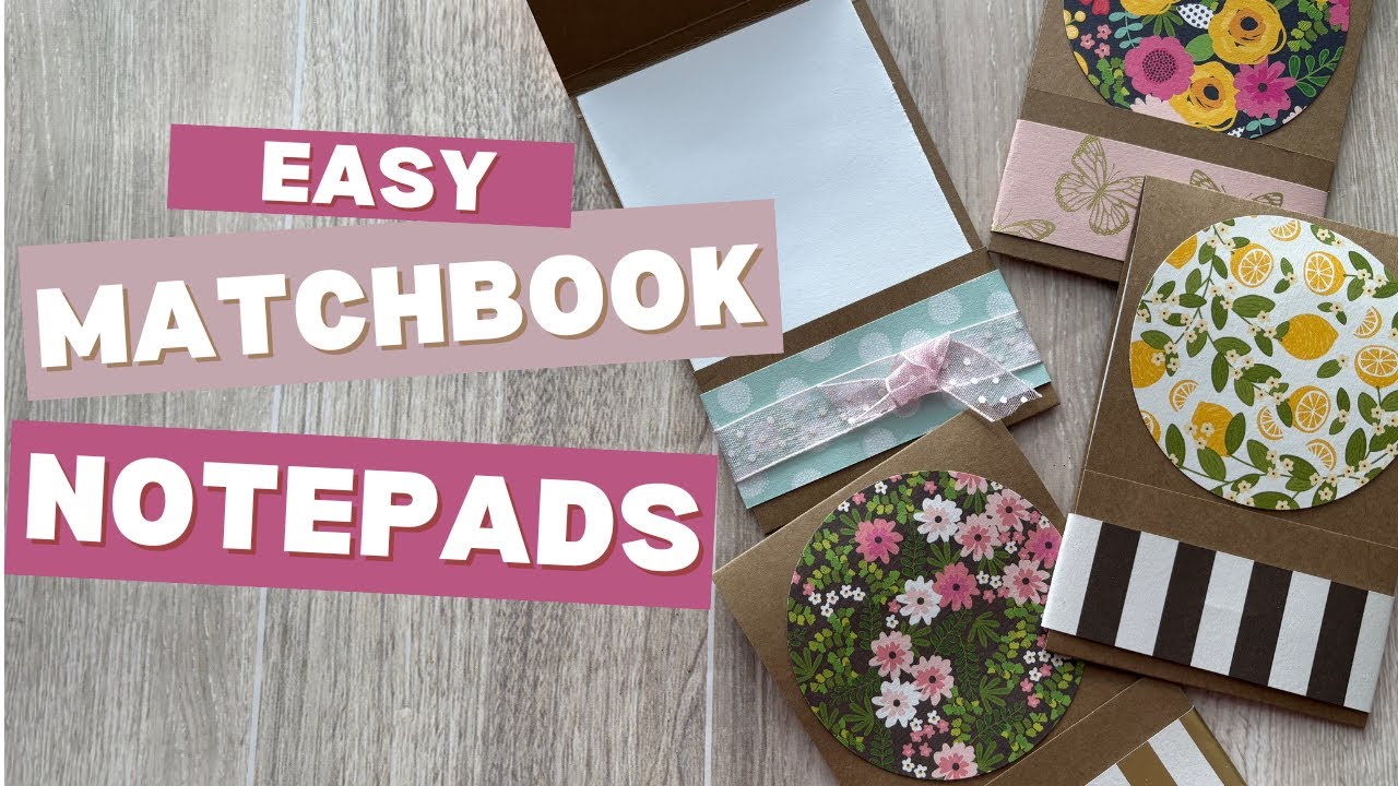 Make Little Matchbook Notepads with Me as an Easy DIY to Share with Friends