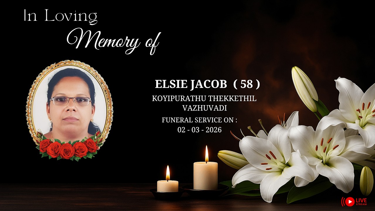 ELSIE JACOB ( 58 ) || FUNERAL LIVE STREAM || 02 - 03 - 2026