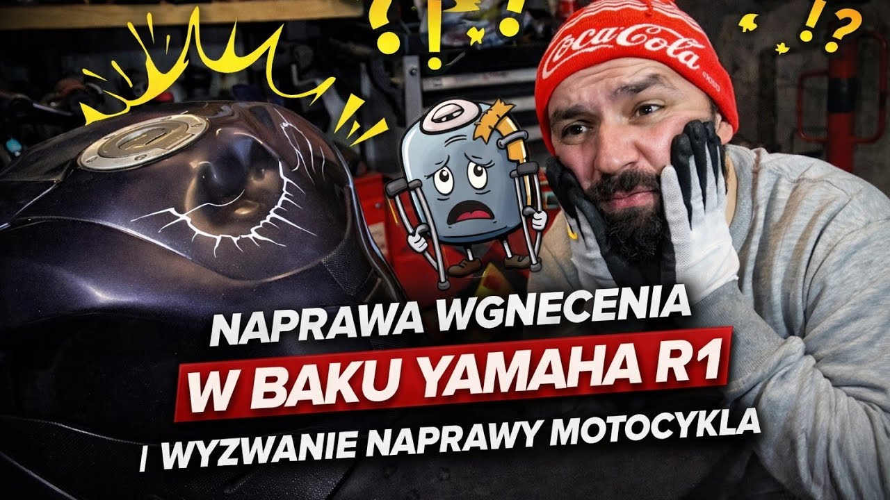 Naprawa Wgniecenia w Baku Yamaha R1 | Wyzwanie Naprawy Motocykla