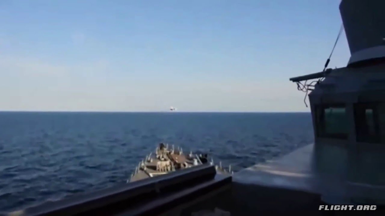 Two Russian Su-24 Fighters Buzz the USS Donald Cook