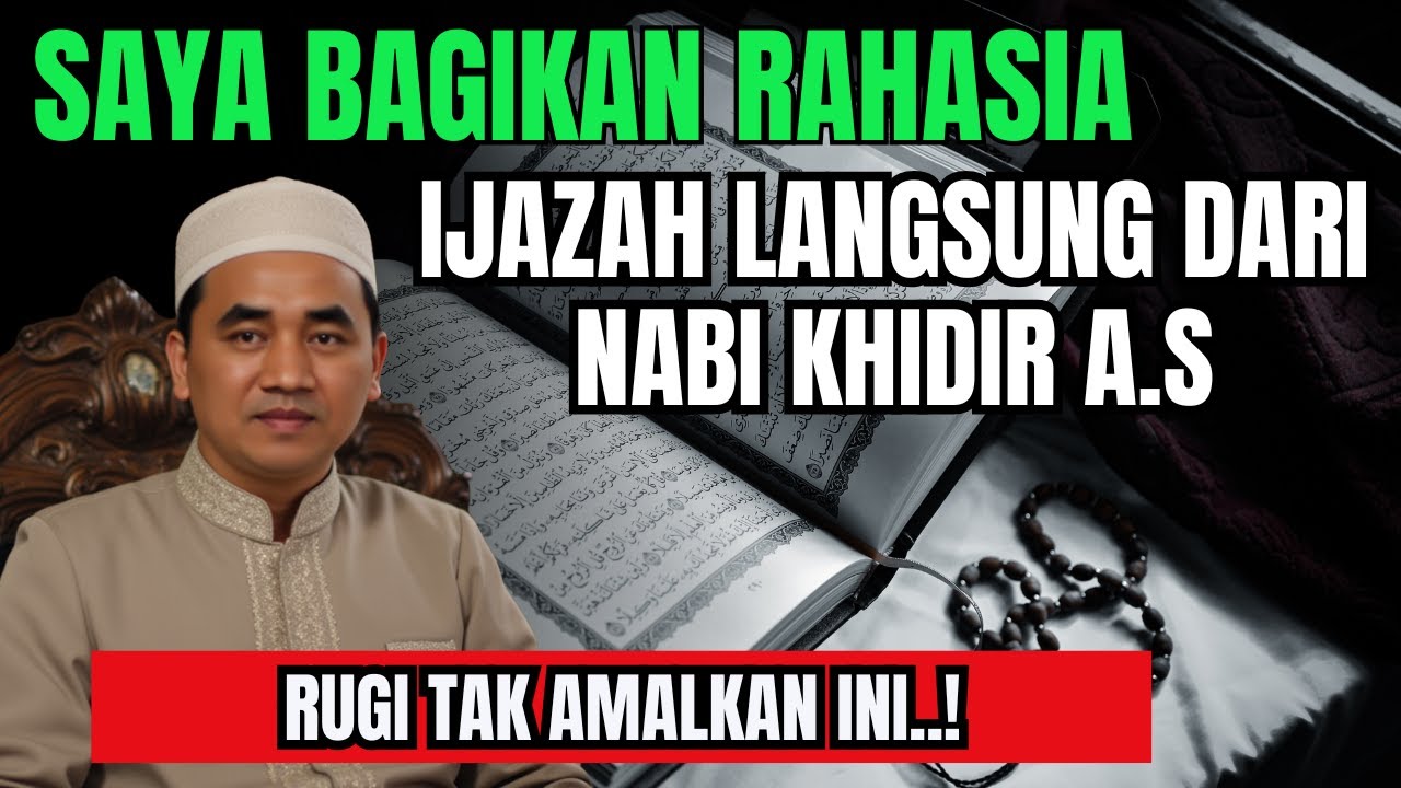 Ijazah Langsung Dari Nabi Khidir Di Bagikan Oleh Kh.Muhammad Bakhiet